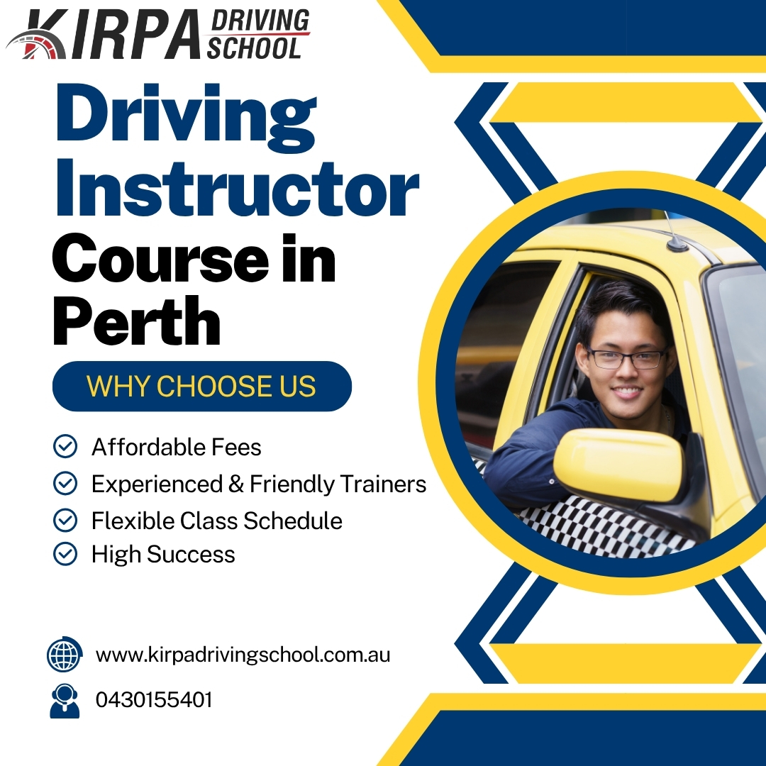 Driving Instructor Course in Perth