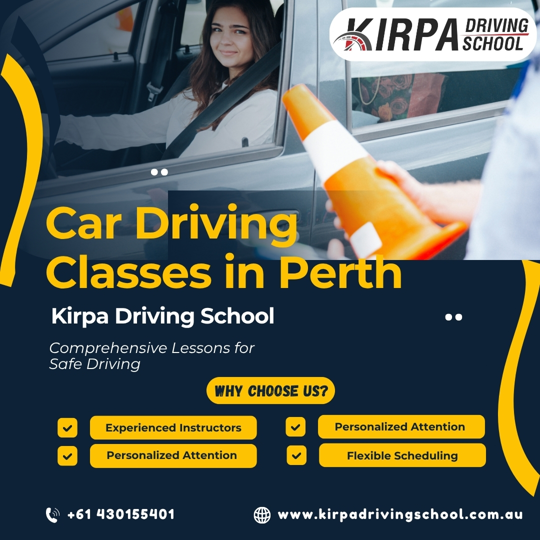 Car Driving Classes in Perth